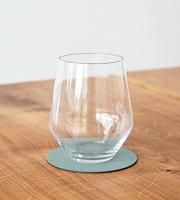 LIND DNA - Glass Mat Circle - Onderzetter 10cm Nupo Pastel Green - thumbnail