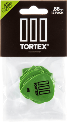Dunlop 462P88 Tortex III Plectrum 0.88mm 12-Pack