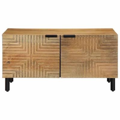 Salontafel 80x50x40 cm massief mangohout bruin