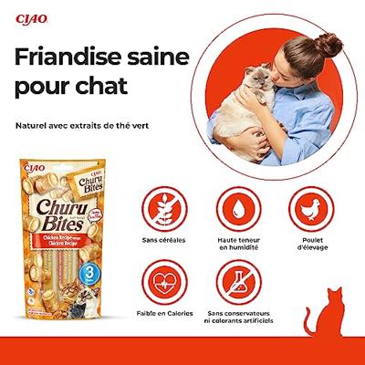 Inaba churu bites cat chicken recipe wraps