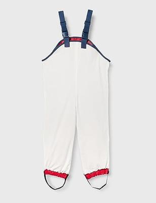 Playshoes regenbroek bretels katoen gevoerd Uni Rood Maat