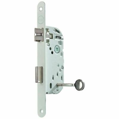 Inbouwslot met sleutel - YALE - Y75R-A40/B/SC - 40 mm as, 135 mm kluis - NF Level 2 gecertificeerd - Wit, Inclusief sluitplaat en sleutel Inbouwslot met sleutel - YALE - Y75R-A40/B/SC - 40 mm as, 135 mm kluis - NF Level 2 gecertificeerd - Wit, Inclusief sluitplaat en sleutel
