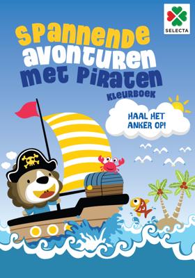 Selecta Spannende avonturen met piraten kleurboek Selecta Spannende avonturen met piraten kleurboek