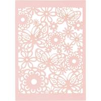 Creativ Company Patroonkarton lichtrood, 10st. - thumbnail