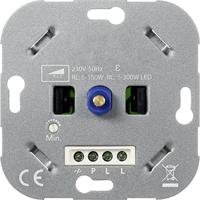 Sygonix SY-4697886 Draaidimmer, Universele dimmer Geschikt voor lampen: Halogeenlamp, LED-lamp, Gloeilamp - thumbnail