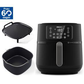 Philips HD9285/96 5000 Series Airfryer XXL 7.2L 2000W Zwart/Zilver