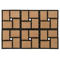 Fotolijst voor 24x(10x15 cm) foto MDF zwart - thumbnail