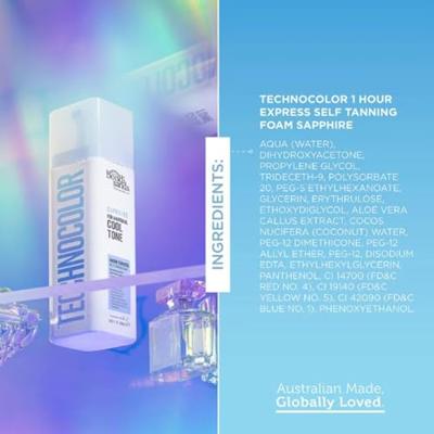 Bondi Sands Technocolor Self Tanning Foam Sapphire Bondi Sands Technocolor Self Tanning Foam Sapphire