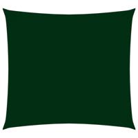 VidaXL Zonnescherm vierkant 3,6x3,6 m oxford stof donkergroen - thumbnail