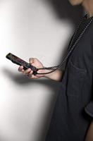 Laut Crystal-X case met koord iPhone 12 / iPhone 12 Pro zwart - thumbnail