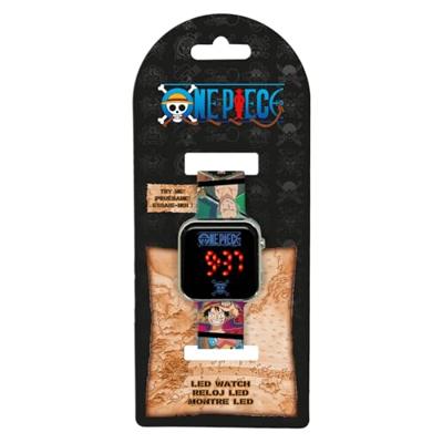 LED-horloge - KINDERLICENTIE - One Piece - Vanaf 4 jaar