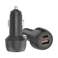 Mobilize Car Charger USB + USB-C 48W with PD/PPS and QC Black - thumbnail