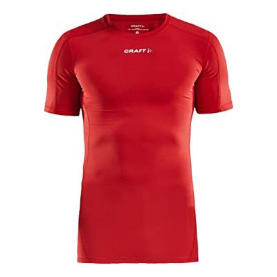 Craft 1906855 Pro Control Compression Tee Unisex - Bright Red - S