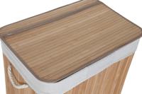 Wasmand Home ESPRIT Wit Natuurlijk Bamboe 140 L 60 x 40 x 60 cm - thumbnail