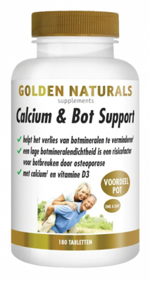 Golden Naturals Calcium & Bot Tabletten Golden Naturals Calcium & Bot Tabletten