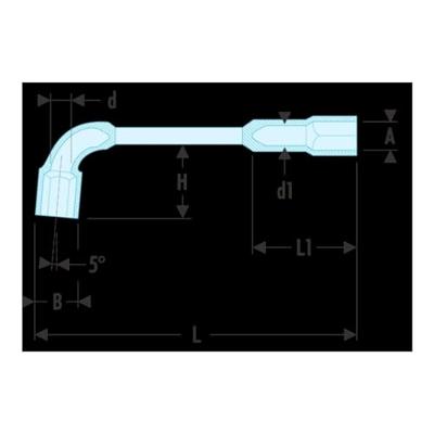 Facom open pijpsleutel ogv, gesmeed 6x6 kant 38 mm - 75.38 Facom open pijpsleutel ogv, gesmeed 6x6 kant 38 mm - 75.38