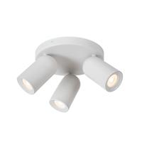 Lucide PUNCH - Plafondspot - Ø 21 cm - 3xGU10 - Wit - thumbnail