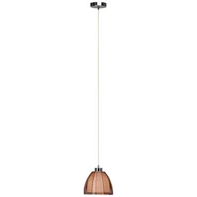 Brilliant Design hanglampRelax Ø 19,5cm brons met chroom - 61170/53