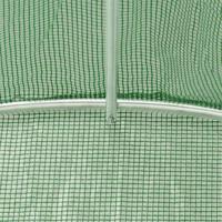 VidaXL Tuinkas met stalen frame 10 m² 5x2x2,3 m - thumbnail