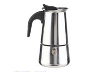 RVS moka/espresso percolator - koffiemaker voor 2 kopjes - thumbnail