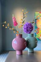 Pip Studio Vaas Metaal Groot Oud Roze 31x42cm - thumbnail