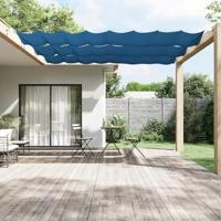 VidaXL Luifel verticaal 60x600 cm oxford stof blauw - thumbnail
