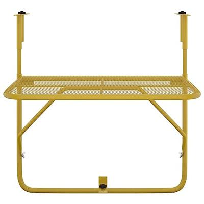 Balkontafel 60x40 cm staal goudkleurig