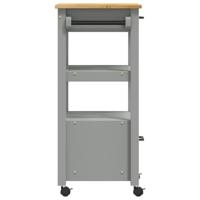 Keukentrolley MONZA 48x40x90 cm massief grenenhout - thumbnail