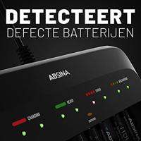 Absina 301003 Snellader NiMH, NiCd 9 V (blok), AAA (potlood), AA (penlite) - thumbnail