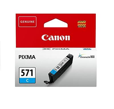 Canon inktcartridge CLI-571C, 173 foto&apos;s, OEM 0386C00, cyaan - thumbnail