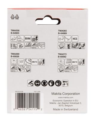 Makita Accessoires B-67496 zaagbladset - B-67496