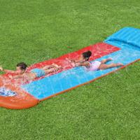 Bestway H2OGO Waterglijbaan Tsunami Splash Ramp Double Slide - thumbnail