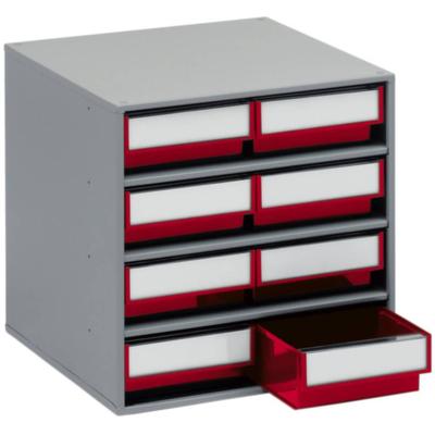 Treston 0840-5 Opslagmagazijn (b x h x d) 400 x 395 x 400 mm Lichtgrijs, Rood 1 stuk(s) Treston 0840-5 Opslagmagazijn (b x h x d) 400 x 395 x 400 mm Lichtgrijs, Rood 1 stuk(s)