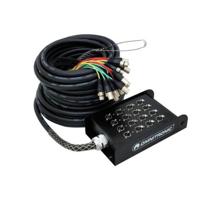 Omnitronic XLR/XLR Multicore kabel 30.00 m Aantal ingangen:12 x Aantal uitgangen:4 x - thumbnail