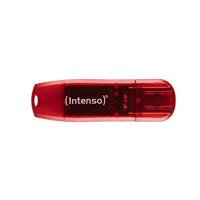 Intenso Rainbow Line USB-stick 128 GB Rood (transparant) 3502491 USB-A 2.0 - thumbnail