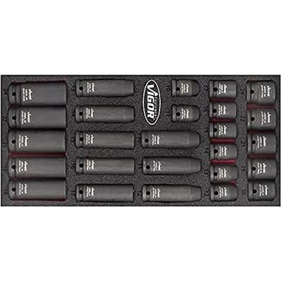 Vigor V5602 V5602 Slagadapterset 1/2 (12,5 mm) Vigor V5602 V5602 Slagadapterset 1/2 (12,5 mm)