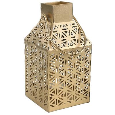 Sfeerlicht Bloem des Levens - 21x10 - Metaal - Goud (2 stuks) - L