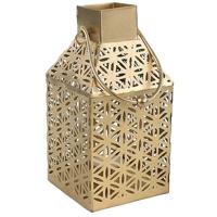 Sfeerlicht Bloem des Levens - 21x10 - Metaal - Goud (2 stuks) - L - thumbnail