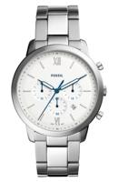Fossil HerenhorlogeNeutra FS5433 zilveren roestvrijstalen Japanse chronograaf - thumbnail