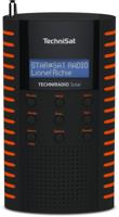 TechniSat TechniRadio Draagbare DAB radio op zonne-energie, DAB+, FM, hoofdtelefoonaansluiting, opladen via zonnepaneel, IPX 5 spatwaterdicht, zwart/oranje - thumbnail