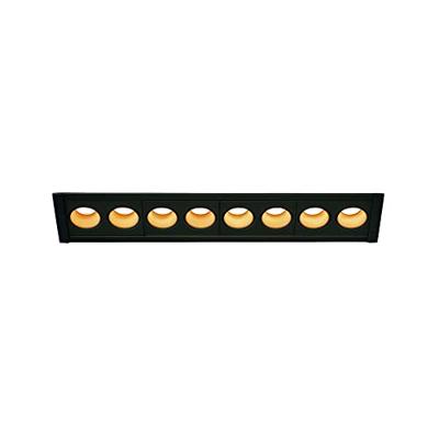 SLV 1005423 MILANDOS 8 LED-inbouwlamp LED vast ingebouwd Zwart SLV 1005423 MILANDOS 8 LED-inbouwlamp LED vast ingebouwd Zwart