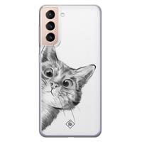 Samsung Galaxy S21 siliconen hoesje - Peekaboo - thumbnail