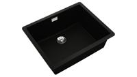 Wastafel met Eén Spoelbak Teka RADEA R10 50.40 Zwart - thumbnail