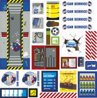 Siku World garage met stickervel - thumbnail