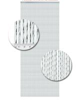 Vliegengordijn Kunststof Bali Zwart - 100cm x 240cm - thumbnail