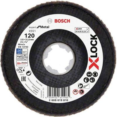 Bosch Accessories 2608619810 X551 Lamellenschijf Diameter 115 mm Boordiameter 22.23 mm 1 stuk(s) Bosch Accessories 2608619810 X551 Lamellenschijf Diameter 115 mm Boordiameter 22.23 mm 1 stuk(s)