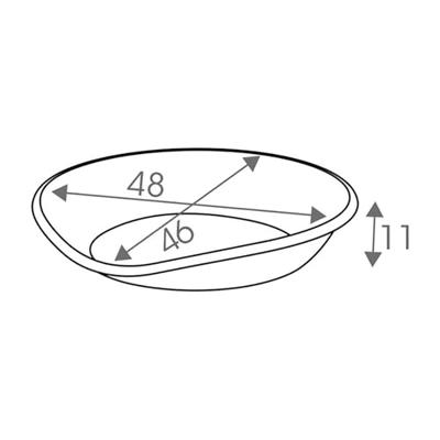 Bama Pet Pasha Mand 48x46x11 cm Antraciet Bama Pet Pasha Mand 48x46x11 cm Antraciet