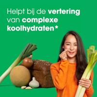 Fibractase 1200 - Testpack 6 Capsules | Helpt bij de vertering van Fructanen & Galactanen | Vermindert gasvorming | Complexe koolhydraten | Intoleran - thumbnail