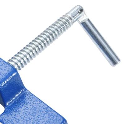 VidaXL Bankschroef voor kolomboormachine 150 mm gietijzer blauw