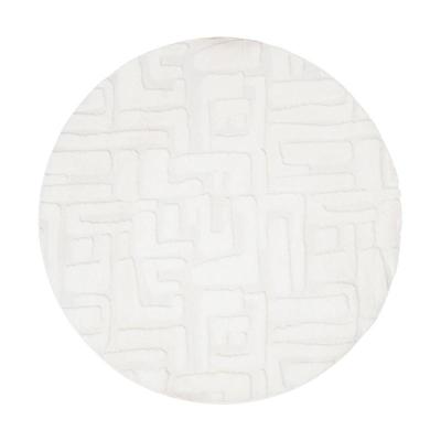 Vloerkleed native - wit - ø120 cm Vloerkleed native - wit - ø120 cm